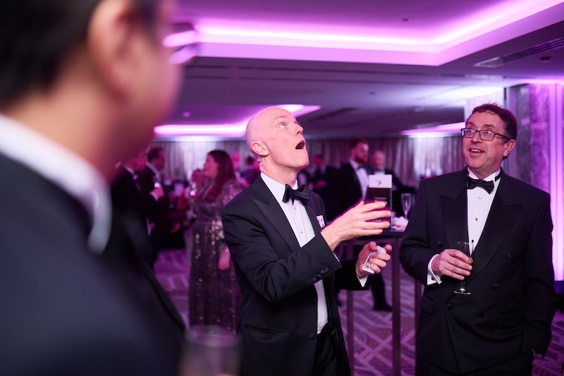 Close-up Magic at The Banking Tech Awards 2024 15 Magician Darren Delaney performing close-up magic at the Banking Tech Awards 2024