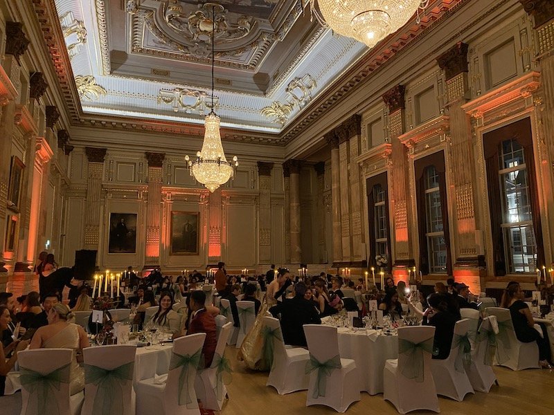 A&O Shearman's Winter Ball in the Great Hall at One Great George Street, Westminster