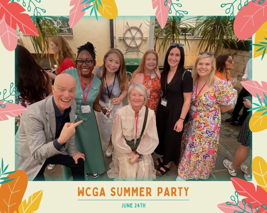 Darren Delaney and the team from the WCGA at their summer party on June 24th